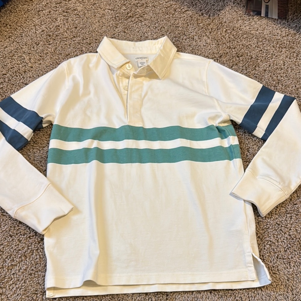 J Crew Crewcuts kids long sleeve polo